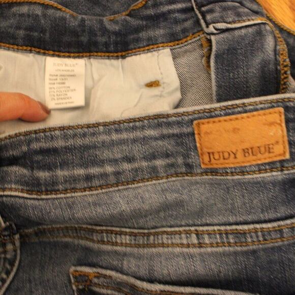 Judy Blue Women's Jeans Size 13/31 Stretch Denim Mid-Rise Slim Fit‎ Blue - Picture 8 of 10